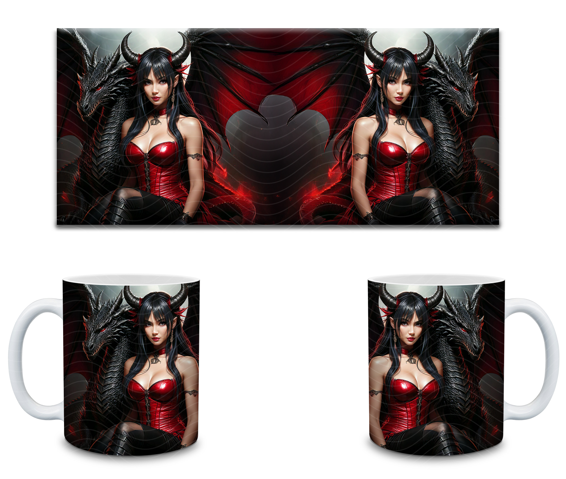 Velithra – Dragon’s Crimson Empress - Luna Love Creations