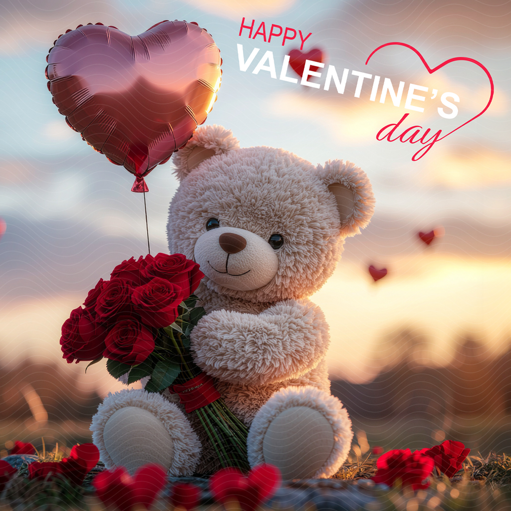 Bear Hugs & Roses - Luna Love Creations