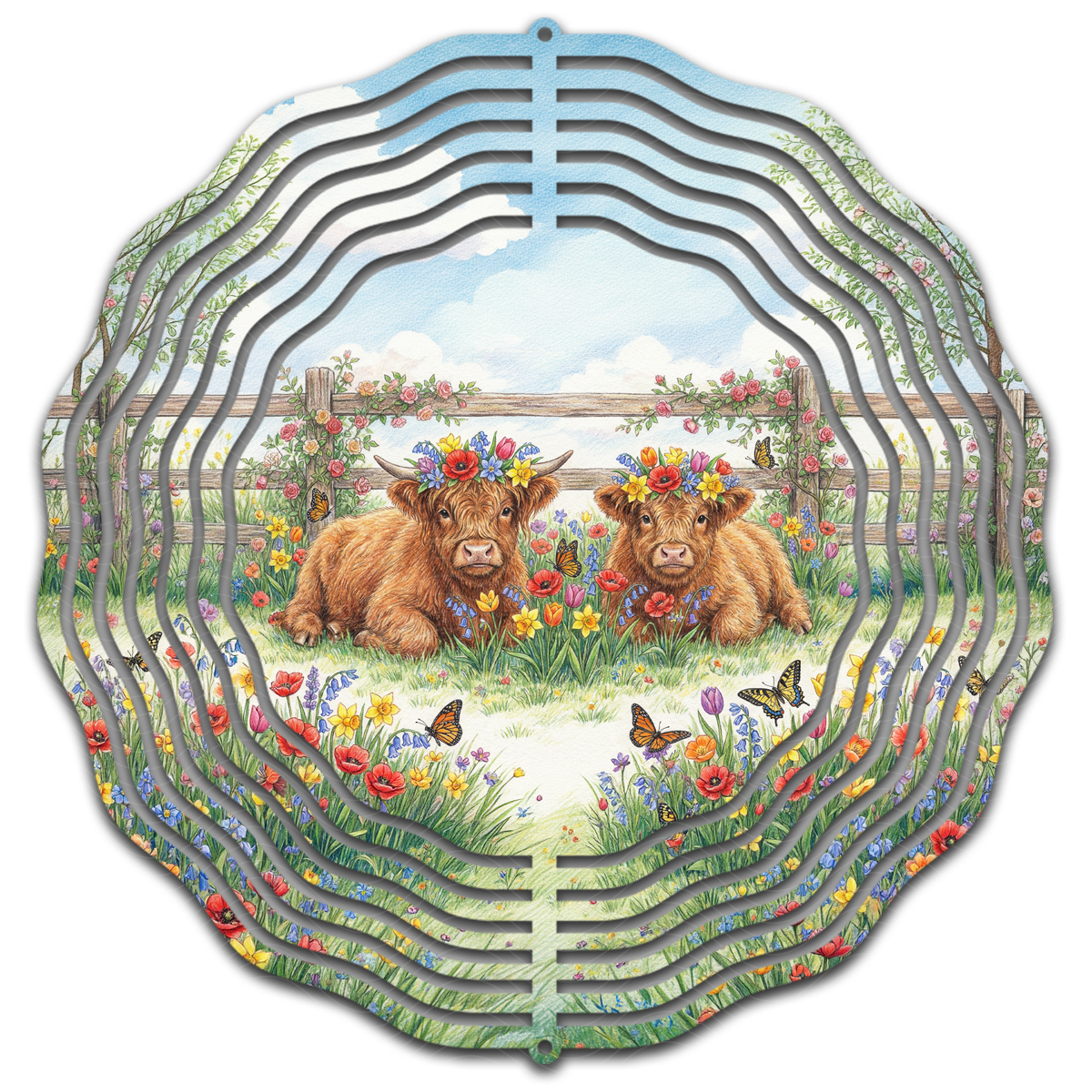 Rosie & Clover – Wildflower Pasture Pair - Luna Love Creations