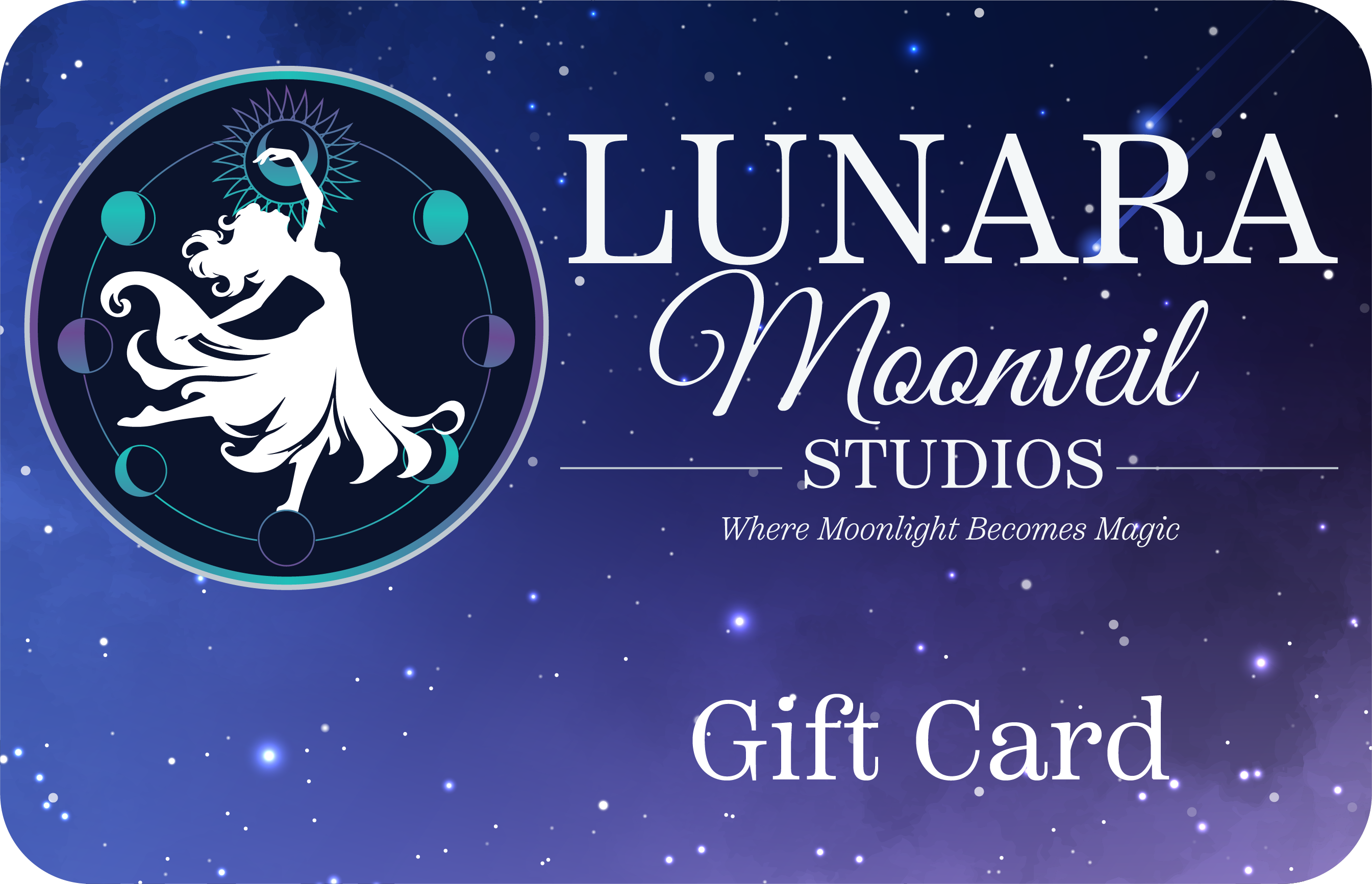 Lunara Moonveil Studios Digital Gift Card - Luna Love Creations